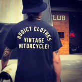 May club -【Addict Clothes】ACV-CSP00 ACVM POCKET TEE - NAVY